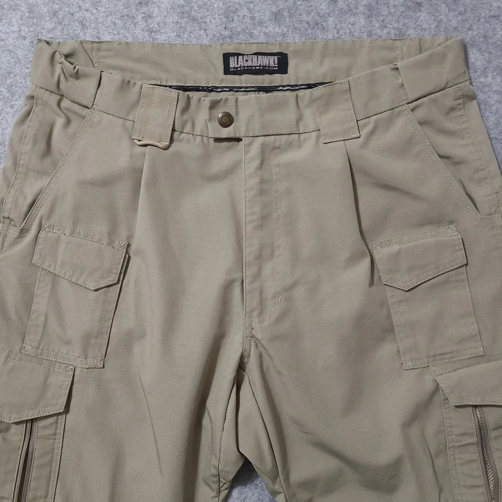 Blackhawk Tactical Pants Mens 40/32 Khaki Lightweight Ripstop Cargo
